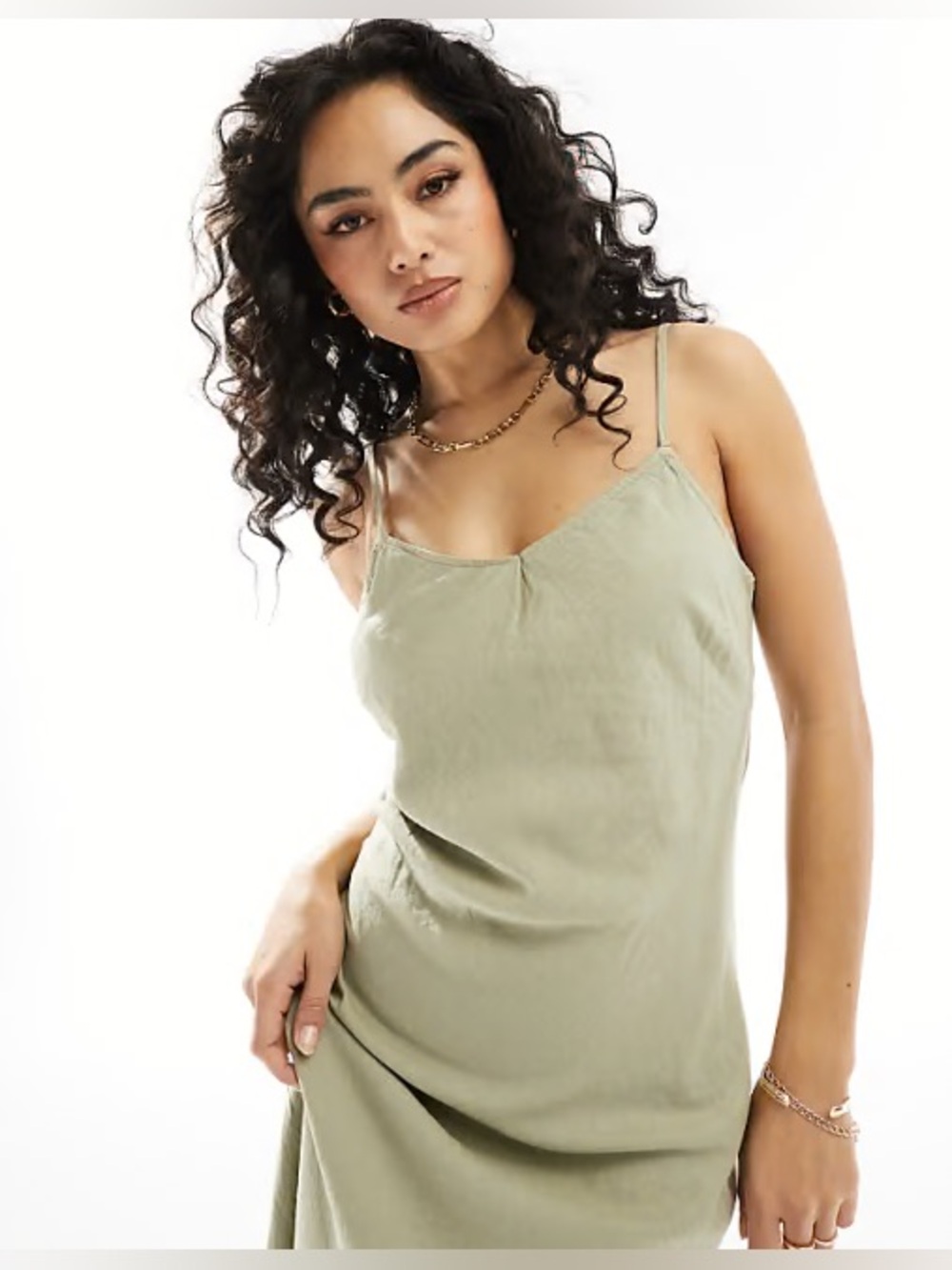 Cotton On Haven Slip Linen Midi Dress (NWT) - Picture 4 of 12